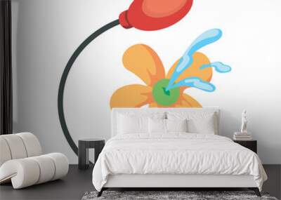 clown flower design Wall mural