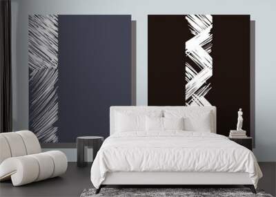 two captivating brochures Wall mural