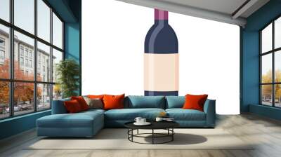 wine bottle design Wall mural