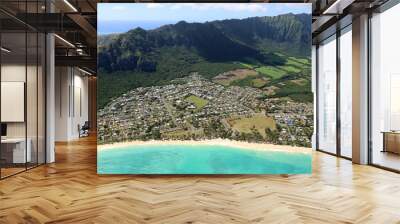 Waimanalo Beach, Oahu, Hawaii Wall mural