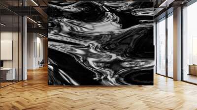 Black surface with reflections black water waves background simple spaces use us contemporary background graphic backdrop Wall mural