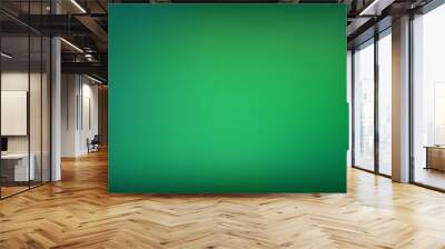 Dark green tones gradient background for ST Patrick's day celebration design background Wall mural