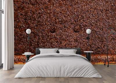 rust metal texture grunge rustic background for the design backdrop in concept decorative objects Wall mural