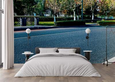 Clean and tidy asphalt roads Wall mural