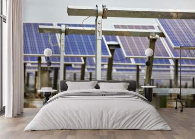 Iron support for pillar solar photovoltaic Wall mural