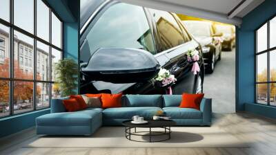 wedding car Wall mural