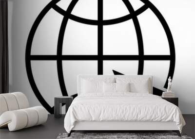 Click to go to the website or icon. Internet for apps and websites Wall mural