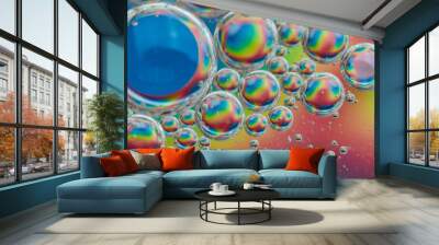 Abstract Bubbles 2 Wall mural