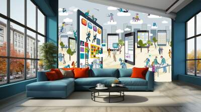 Creating Tablet Applications Wall mural