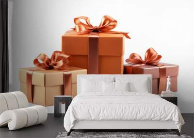 gift boxes, isolated on white background PNG Wall mural