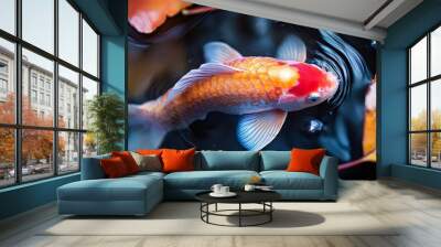 another fish swimming by Wall mural