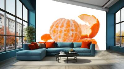 tangerine peeled Wall mural