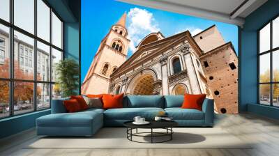 famous basilica di sant'andrea in mantua, lombardy, italy Wall mural