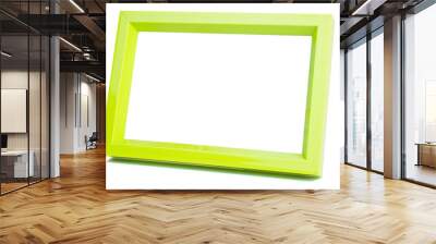 green picture frame Wall mural