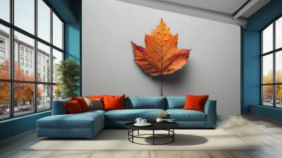 Autumn Season, Autumn Background, Falling Leaves. Wall mural