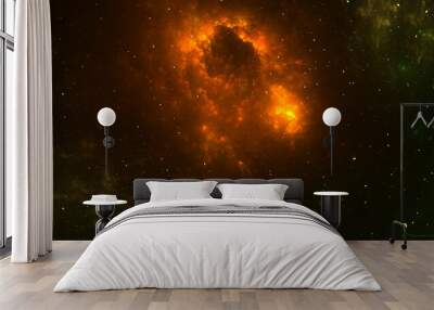 abstract space scene graphic Wall mural