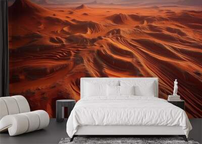 reddish sand texture 2 Wall mural