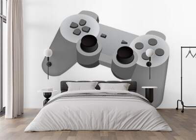 game controller on a white background. Vector. Wall mural