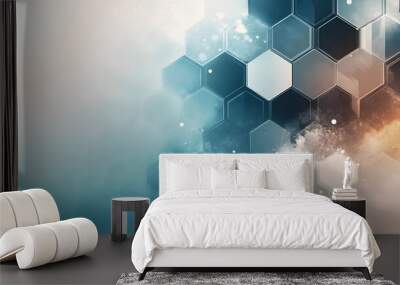 Futuristische Designs und Strukturen Wall mural