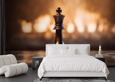 Chess, the art of strategy Wall mural