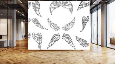 angel wings Wall mural