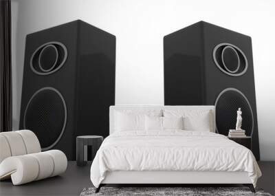 3d rendering Transmitter WiFi with speaker
 Wall mural