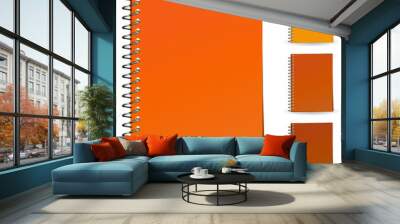 orange note book Wall mural