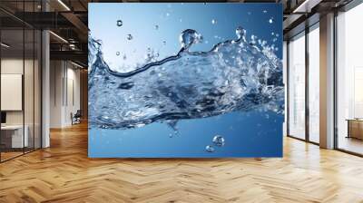 water liquid splash transparent Wall mural