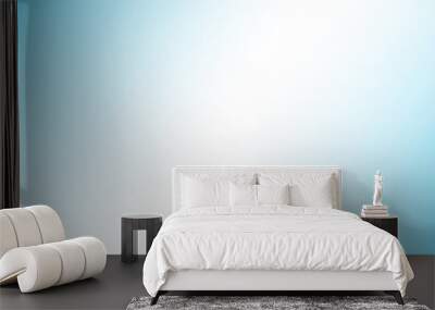 light blue and white light for the background Wall mural