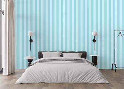 Pattern stripe seamless sweet blue two tone colors. Vertical stripe abstract background vector. Wall mural