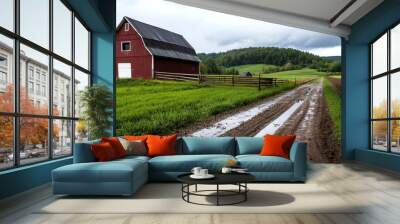 4150                                         Environmental Restoration and Protection on Farms Wall mural