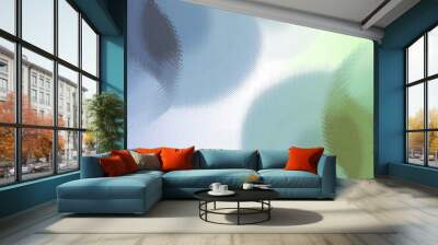 Abstract design with soft colors, blurred shapes, and gradients in a digital art style. Wall mural