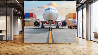 Efficient distribution and travel coordination, operational logistics Wall mural