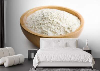 flour in wooden bowl Wall mural