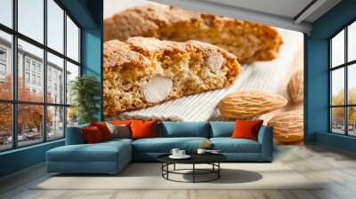 italian cantuccini cookies Wall mural