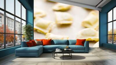 ravioli pasta Wall mural