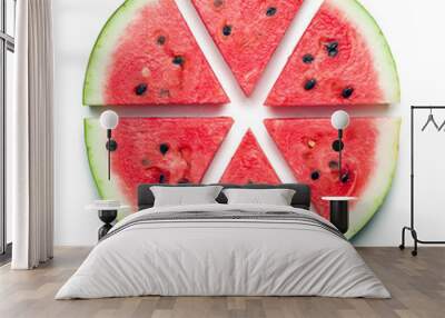 sliced watermelon Wall mural