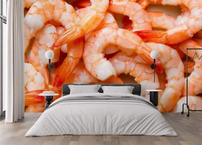 tasty prawns Wall mural