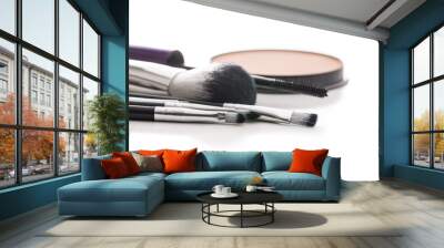 The makeup brushes. Wall mural