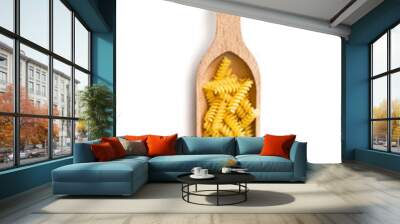 torti pasta in wooden scoop Wall mural