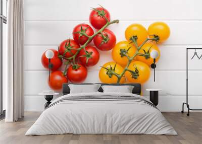 yellow and red tomatoes Wall mural