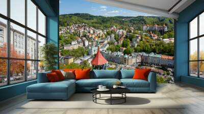 Great Czech spa town Karlovy Vary (Karlsbad) - Czech Republic Wall mural