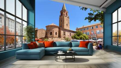 Cathedral with market square Wall mural