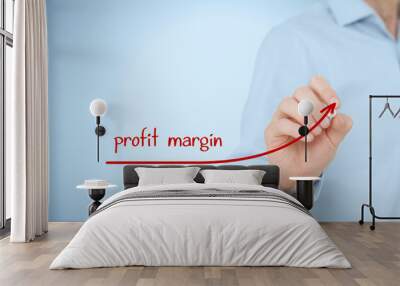 Profit margin Wall mural