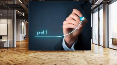 profit Wall mural