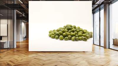 mung beans on white background. mung beans has health benefits are powerful anti-aging agent, high s Wall mural