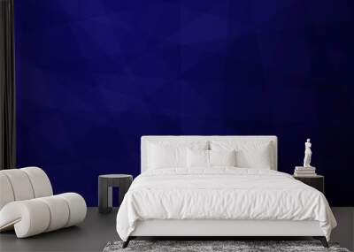 Overlapping square blue background Wall mural