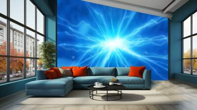 Electric power lighting sphere Wall mural