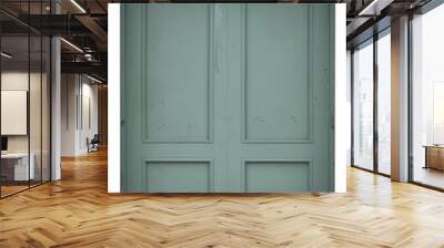 isolated doors Wall mural