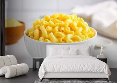 A Bowl of Macaroni and Cheese  Wall mural